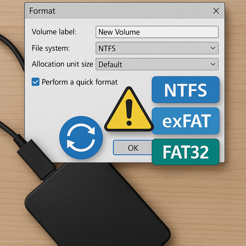 外付けHDD・SSDのフォーマット | データ復旧ナレッジ