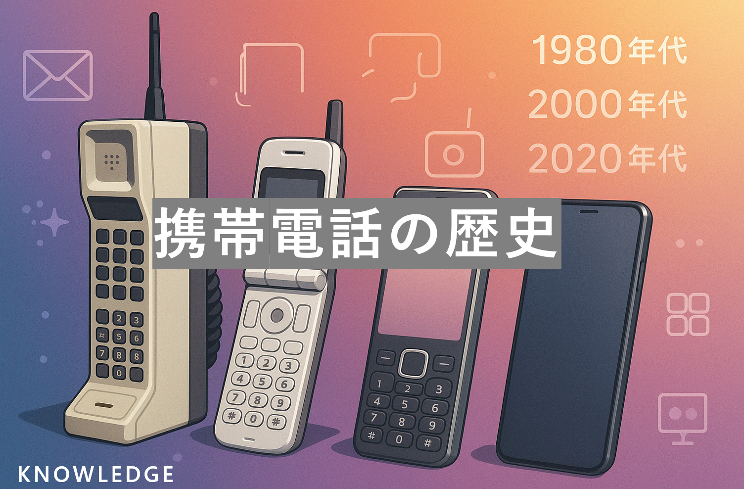 携帯電話の歴史 | データ復旧ナレッジ