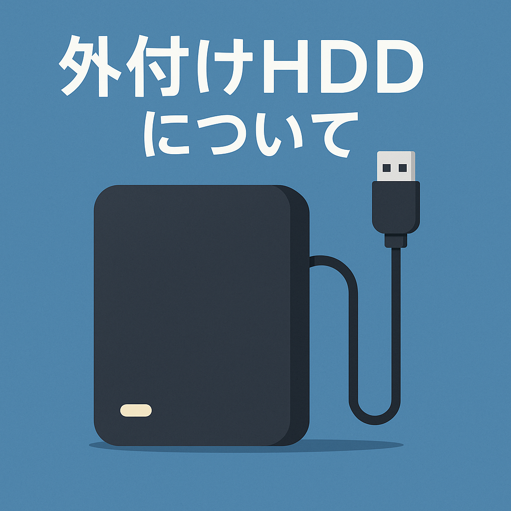 外付けHDDについて