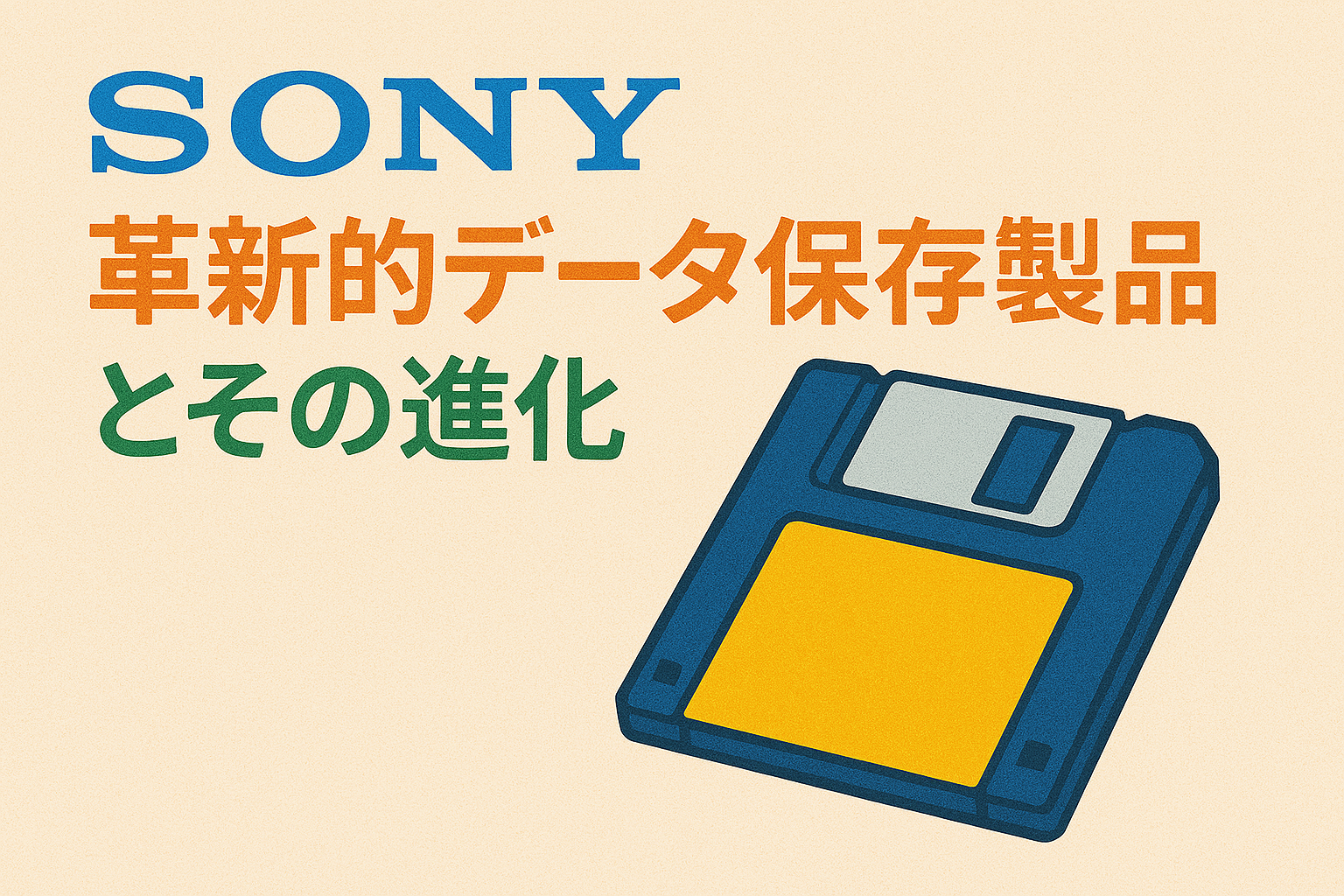 SONYの革新的データ保存製品とその進化