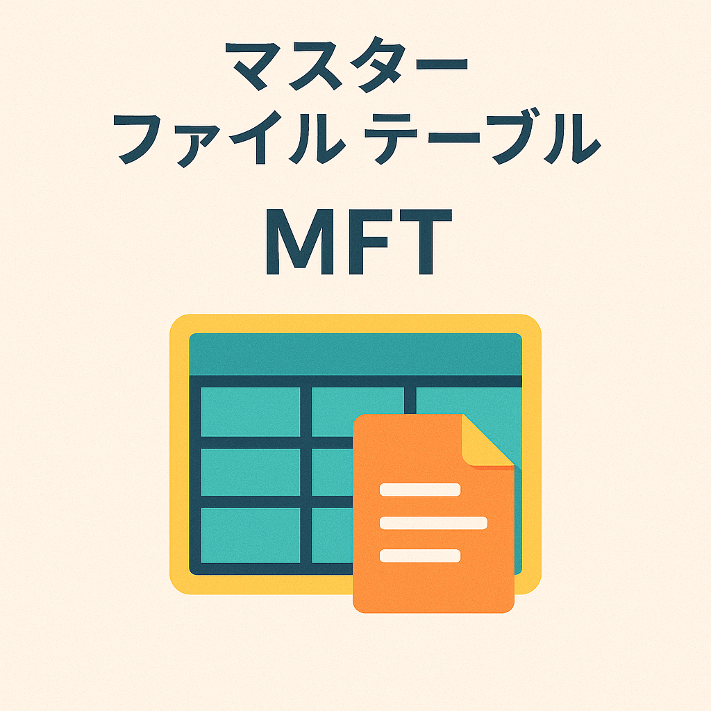 MFT（Master File Table・マスターファイルテーブル）について