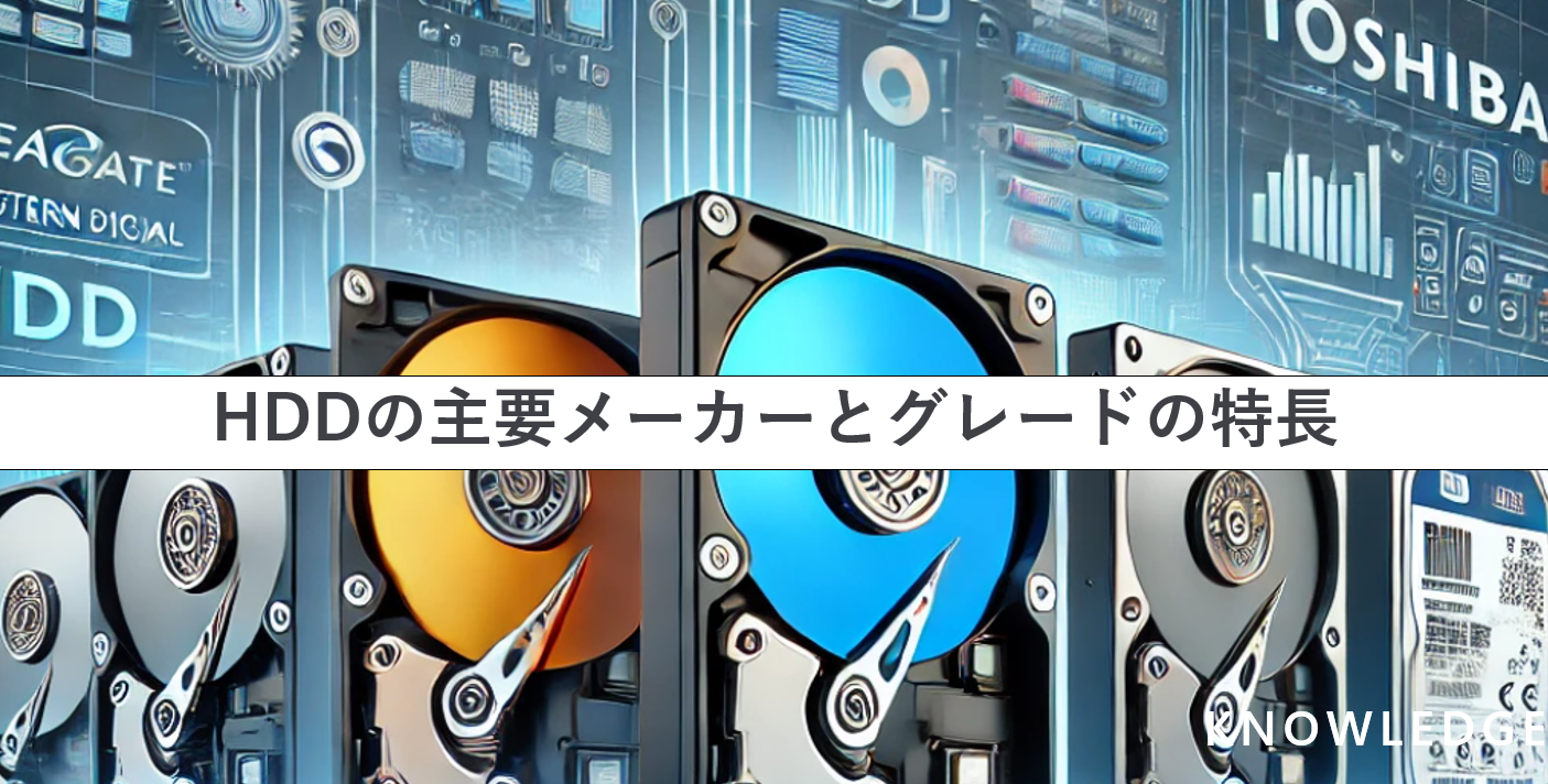 HDDの主要メーカーとパッケージごとの特長