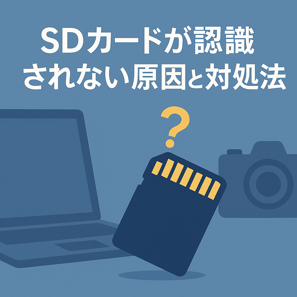 SDカードmicroSDカードが認識しない原因と確認事項 | データ復旧ナレッジ