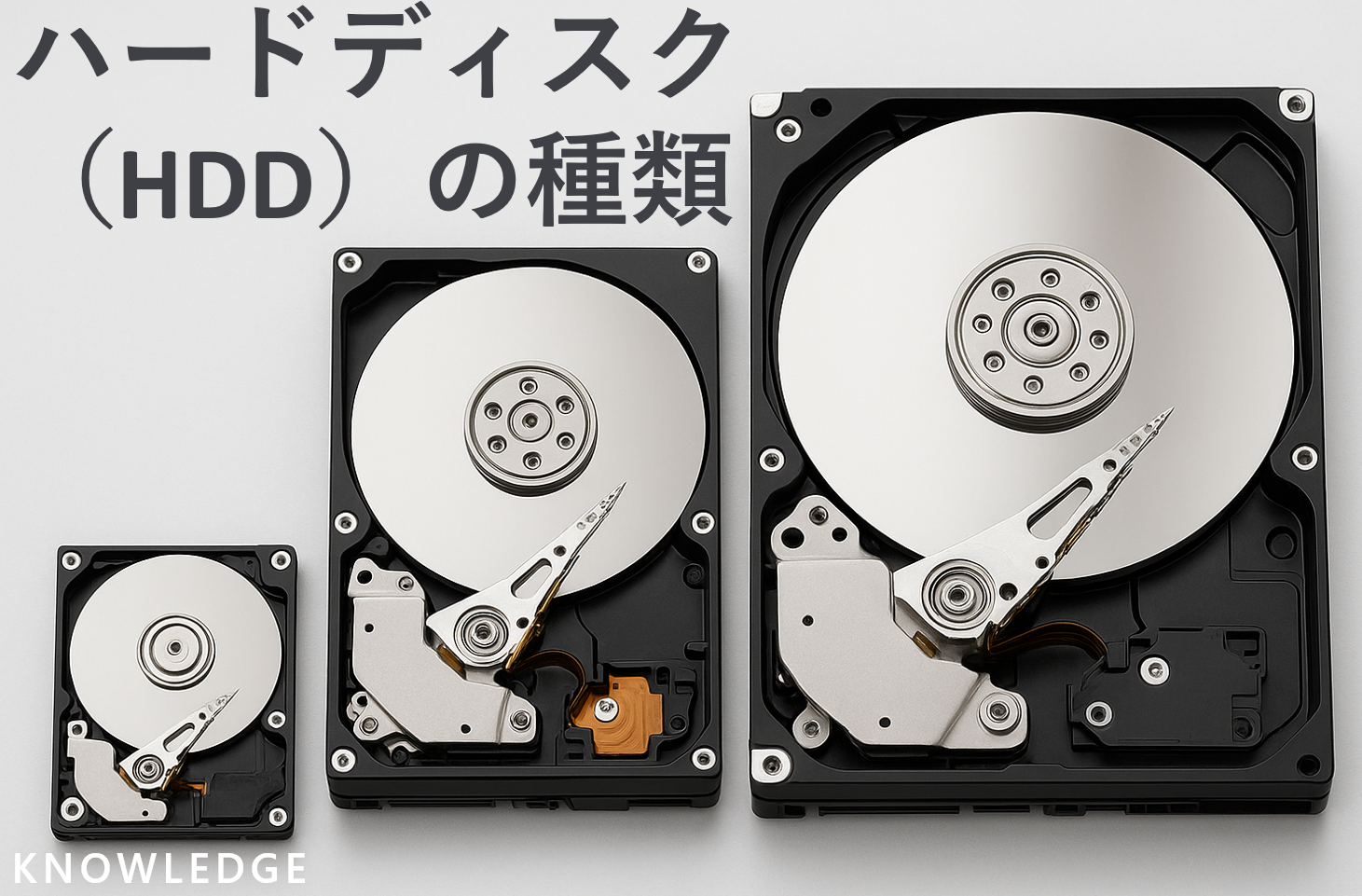 ハードディスク（HDD）の種類について｜データ復旧
